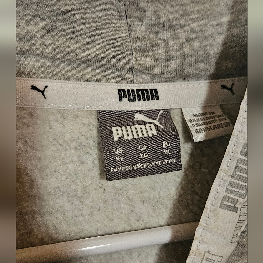 Puma Unisex Charcoal Hoodie - Picture 3 of 4